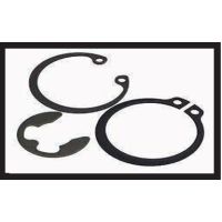 Circlips – Retaining Rings for Shafts and Housings – Internal/External E-Clips, Push-On Types, Spring Steel, SS 301/316, Metric DIN 471/472/6799 Standards for Bearings and Gears