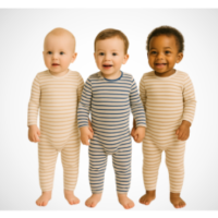Comfortable Baby Onesies – Cotton Blend, Snap Closure, Stretch Fit, Gentle on Skin, Easy Care, Multiple Patterns, Sizes Newborn to 24 Months, Unisex Designs