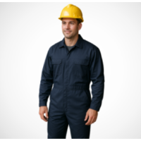 Protective Work Overalls – Cotton-Poly Twill, Adjustable Straps, Reinforced Knees & Elbows, Multiple Pockets, Easy Care, Custom Embroidery, Breathable & Heavy-Duty for Construction & Workshop