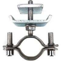 Strut Channel Support Clamp – Strut Channel Pipe Support Clamp for Mounting and Hanging, Strong MS/GI Construction, Easy Installation, Suitable for MEP, HVAC, Plumbing and Industrial Pipe Support Systems