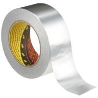 Aluminium Foil Tape – Heat Resistant Aluminum Foil Adhesive Tape for HVAC Insulation & Duct Sealing, Strong Bonding, Moisture Barrier, Reflective Surface, Ideal for AC, Thermal and Repair Work