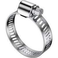 Hose Clamp – Stainless Steel Worm Drive Hose Clamp for Secure Pipe & Tube Connections, Strong Tightening Grip, Leak Proof Fit, Rust Resistant Durable Build, Ideal for Plumbing, Automotive and Industrial Use