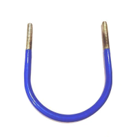 PVC Coated U Clamp – PVC Coated U Clamp for Pipe Support with Vibration & Noise Reduction, Corrosion Resistant Coated Finish, Strong Grip, Easy Mounting, Ideal for HVAC, Plumbing and Industrial Use