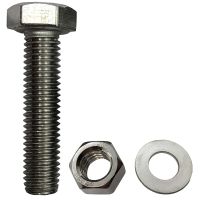 MS/GI Nut Bolt Washer (4.8/8.8) & Self Tapping Screw – Heavy Duty Fasteners for Fabrication and Construction, High Tensile Grade Options, Corrosion Resistant GI Finish, Reliable Tightening, Multiple Sizes