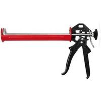 Silicon Gun (Caulking Gun) – Heavy Duty Sealant Applicator for Silicone &amp; Adhesive Cartridges, Smooth Trigger Control, Strong Steel Frame, Easy Handling for Construction, Glass, Door &amp; Window Sealing