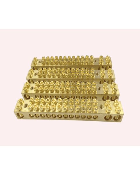 Brass Neutral Terminal – High Conductivity Electrical Connector Block for Distribution Boards, Panels & Switchgear | Corrosion Resistant, Durable Brass Terminal Strip for Industrial & Commercial Us Brass Neutral Terminal – High Conductivity Electrical Connector Block for Distribution Boards, Panels & Switchgear | Corrosion Resistant, Durable Brass Terminal Strip for Industrial & Commercial Us