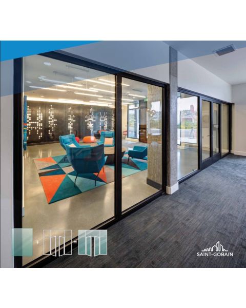 Fire-Resistant Fixed Glass Partition Wall | 60/120-Min Fire Rated Safety Divider for Offices, Hospitals & Commercial Spaces | Tempered Glass, Frameless Design, Custom Sizes Available
