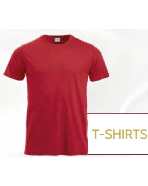 Men’s Classic Crew Neck T-Shirt – 100% Cotton Single Jersey Fabric, Regular Fit Short Sleeve Plain Red Tee for Everyday Casual Wear, Work, Promotion, Printing or Uniform Use, Sizes S–XXL, Easy-Care & Durable