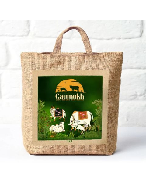 Gaumukh Premium Organic Cow Manure Compost for Indoor Plants – 100% Natural, Odour-Free, Eco-Friendly Organic Fertilizer for Desk Plants, Herb Pots and Home Gardens, Cruelty-Free Sustainable Plant Care Solution Gaumukh Premium Organic Cow Manure Compost for Indoor Plants – 100% Natural, Odour-Free, Eco-Friendly Organic Fertilizer for Desk Plants, Herb Pots and Home Gardens, Cruelty-Free Sustainable Plant Care Solution