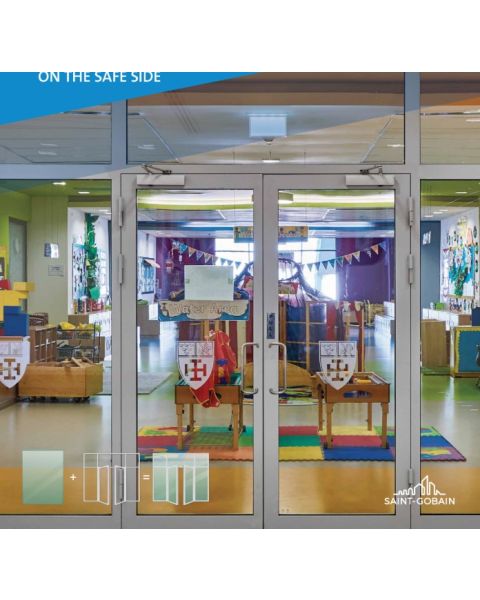 Premium Fire-Resistant Unlatched Glass Door | Frameless 60/90 Min Fire Rated Exit Door with Tempered Glass Vision Panel | Commercial Building Safety Compliant | Wholesale Prices Online