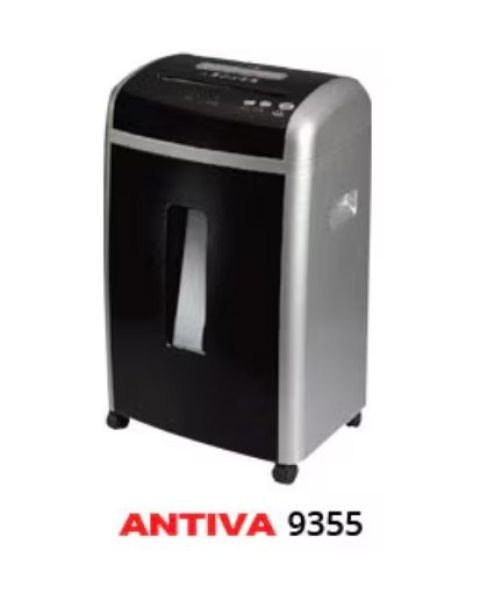 Antiva 9355 Micro-Cut Paper Shredder – 12 Sheets, 200W High-Security Office Shredder