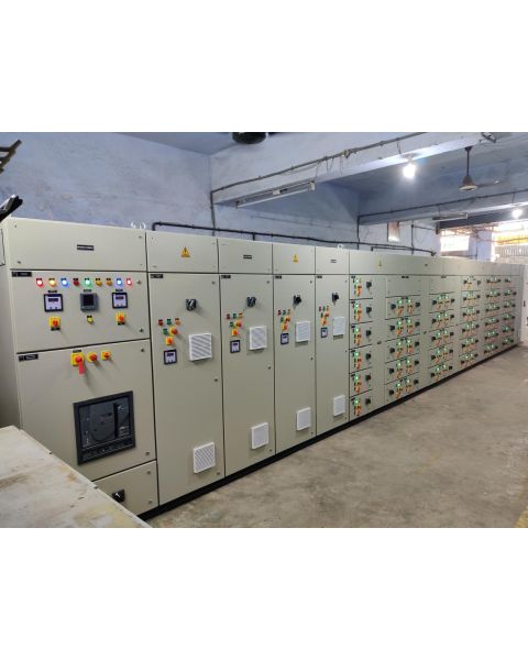 DCS PANELS MCC Electrical and Control Panels Manufacturing Service with VFD & DOL Starters, 3B/4B Protection, Proper Shrouding & 9-Tank Process Laser-Fabricated Panels for Industrial Motor Control Applications