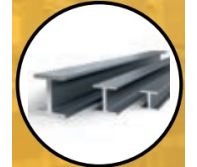 Structural Steel Beam Mild Steel ISMB Section