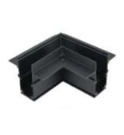 98x98mm Trimless Horizontal Corner LED Profile - Seamless Recessed Linear Lighting Channel for Modern Architectural Designs