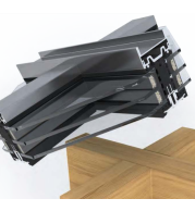 UNILUX FineLine Aluminum-Clad Wooden Facade System – Premium Energy-Efficient, Customizable Contemporary Wood-Aluminum Mixed Material Facade, High Security, Weather-Resistant, Large Glass Formats, German Engineering Quality