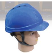 Premium Blue Safety Helmet Industrial Hard Hat with Ventilation, Adjustable Suspension, Lightweight ABS Construction, Head Protection for Construction & Worksite Safety