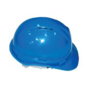 Industrial Safety Helmet Durable HDPE Construction, Vented Hard Hat, Adjustable Fit, Head Protection for Site, Factory & Engineering Use, EN397 Certified, Blue Color