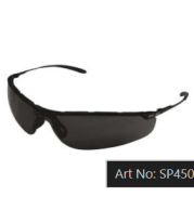 Grey Mirror Safety Glasses, Metal Frame, Foam Padding, Spring Arms, EN166 CE, Stylish and Comfortable Optical Protection
