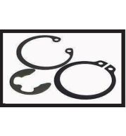 Circlips – Retaining Rings for Shafts and Housings – Internal/External E-Clips, Push-On Types, Spring Steel, SS 301/316, Metric DIN 471/472/6799 Standards for Bearings and Gears