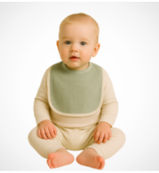 Absorbent Baby Bibs – Cotton Terry/Polyester, Snap/Velcro Closure, Water-Resistant, Soft on Skin, Easy Clean, Multiple Color and Design Options, Ideal for Feeding & Drooling