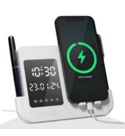 Clock o Holder for Executive Desk and Office Table, Smart Utility Gift with Time Display and Holder Function for Corporate Gifting and Daily Desk Use