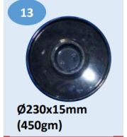 Food and Freezer Grade Virgin Plastic Round Tray Cover Ø230x15mm 450gm for Seafood Export Packaging, Frozen Product Protection, Hygienic Covering and Cold Chain Handling Use