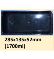 Food and Freezer Grade Virgin Plastic Packaging Tray 285x135x52mm 1700ml for Seafood Export, Ready to Cook Food, Meat and Mushroom Storage, Packing and Cold Chain Transportation