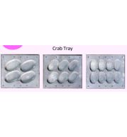 Food and Freezer Grade Virgin Plastic Crab Tray for Seafood Export Packaging, Frozen Product Storage, Hygienic Handling, Display Packing and Cold Chain Shipment Applications