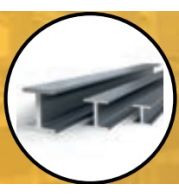 Structural Steel Beam Mild Steel ISMB Section