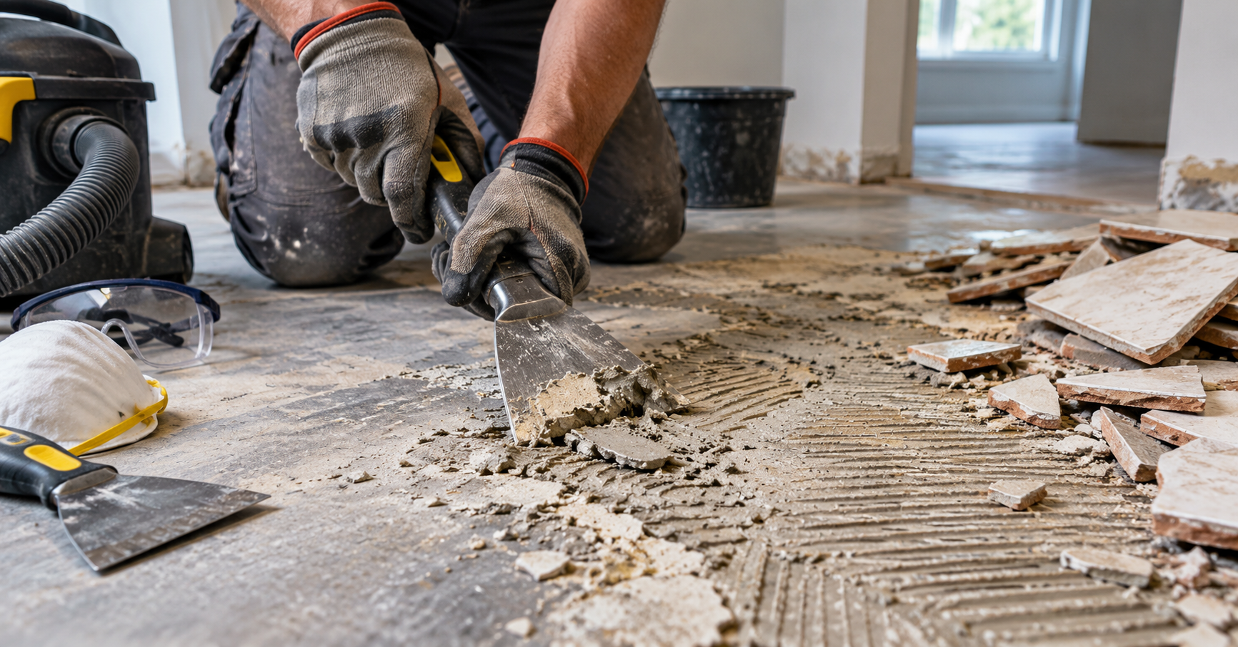 Remove Floor Tile Adhesive