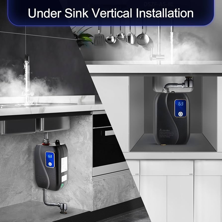 Over Sink Water Heater Installation