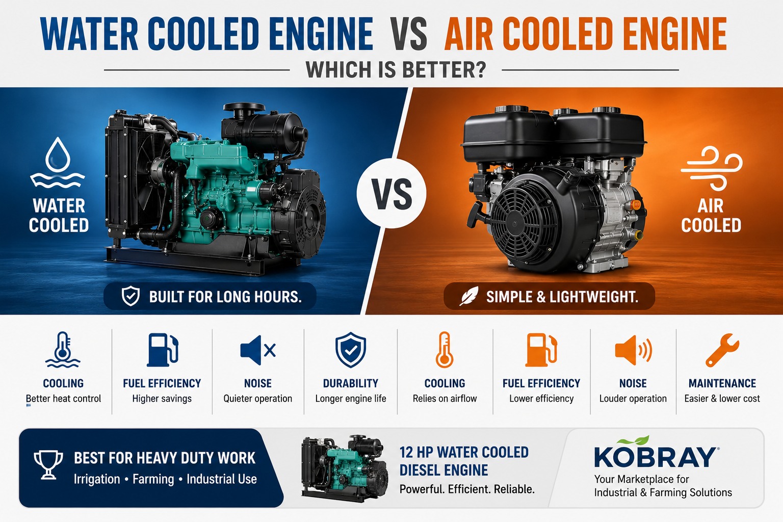 Water Cooled Engine vs Air Cooled Engine