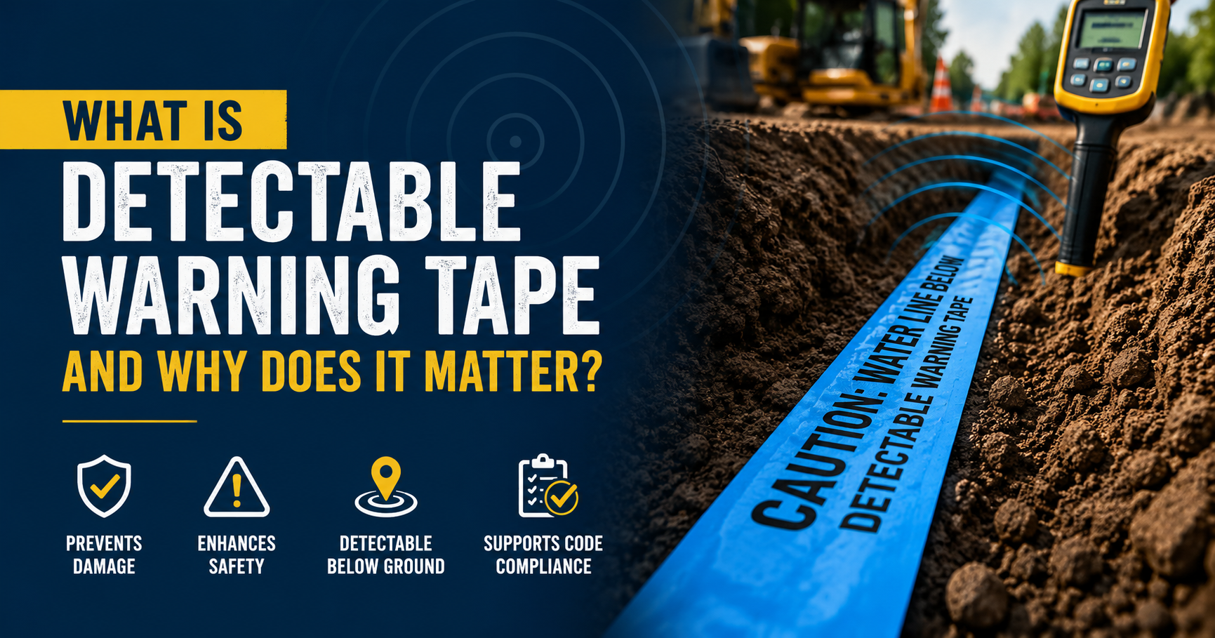 What Is Detectable Warning Tape and Why Does It Matter?